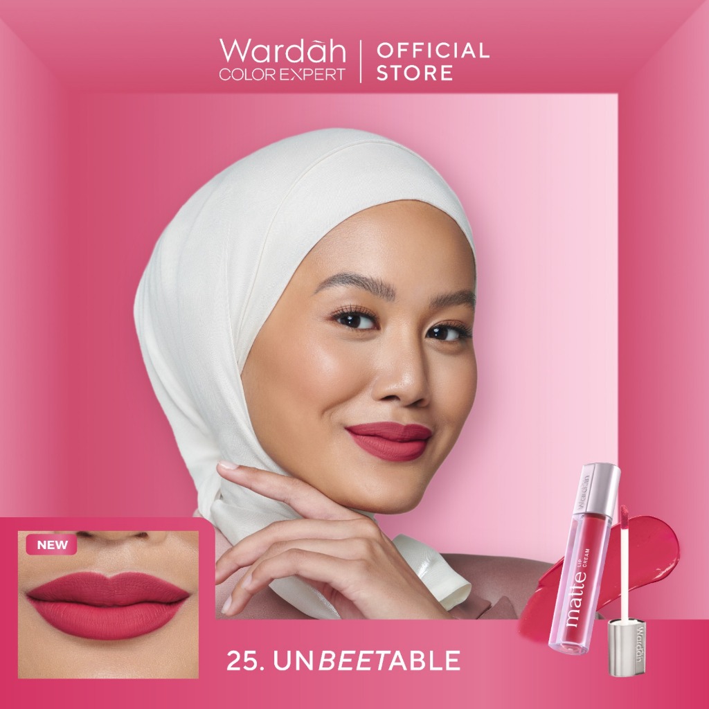 Wardah Exclusive Matte Lip Cream 25 Unbeetable