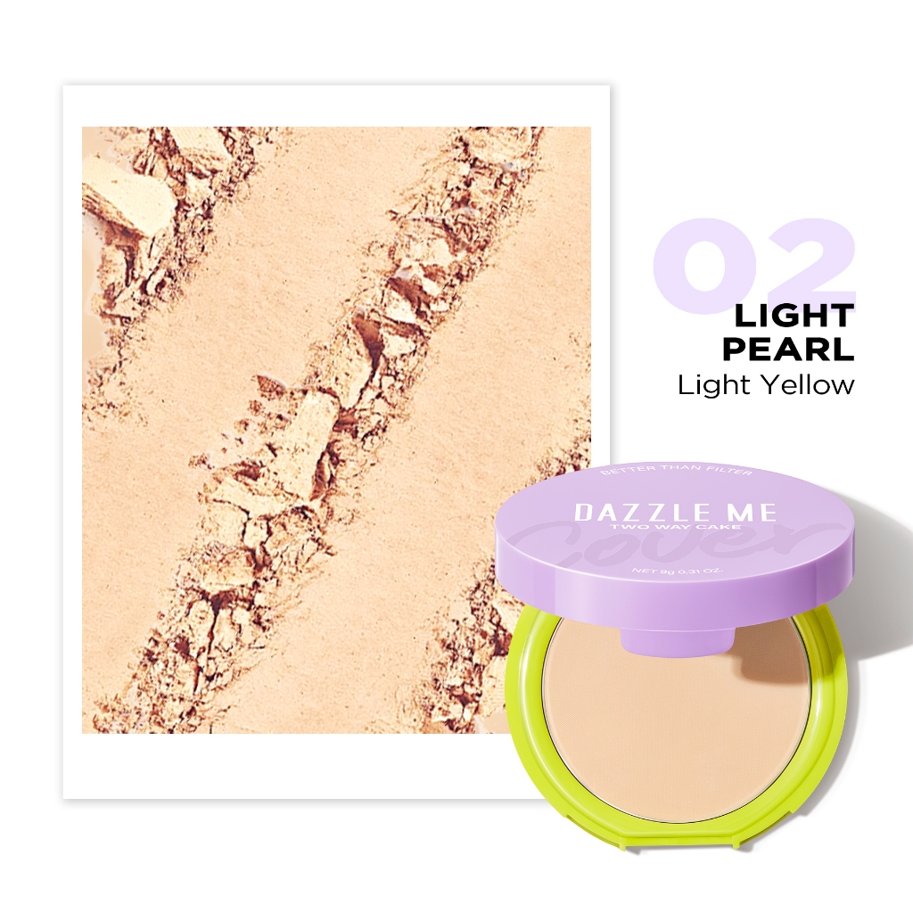 DAZZLE Me Better Than Filter Two Way Cake - C02 Light Pearl