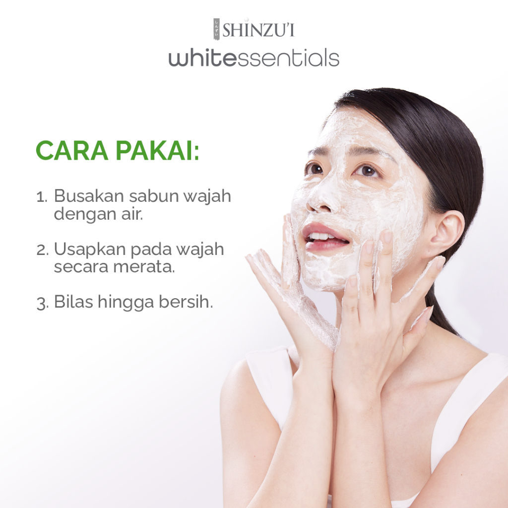 Shinzui Whitessentials Acne Calm Brightening Facial Wash Cica & BHA 100ml (80+20) Shinzui Whitessentials Acne Calm Brightening Facial Wash Cica & BHA 100ml (80+20)