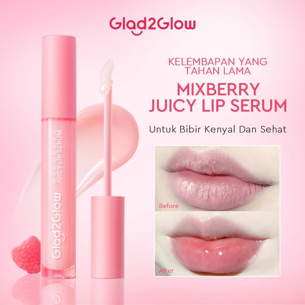 Glad 2 Glow Mixberry Juicy Lip Serum 5.5ml