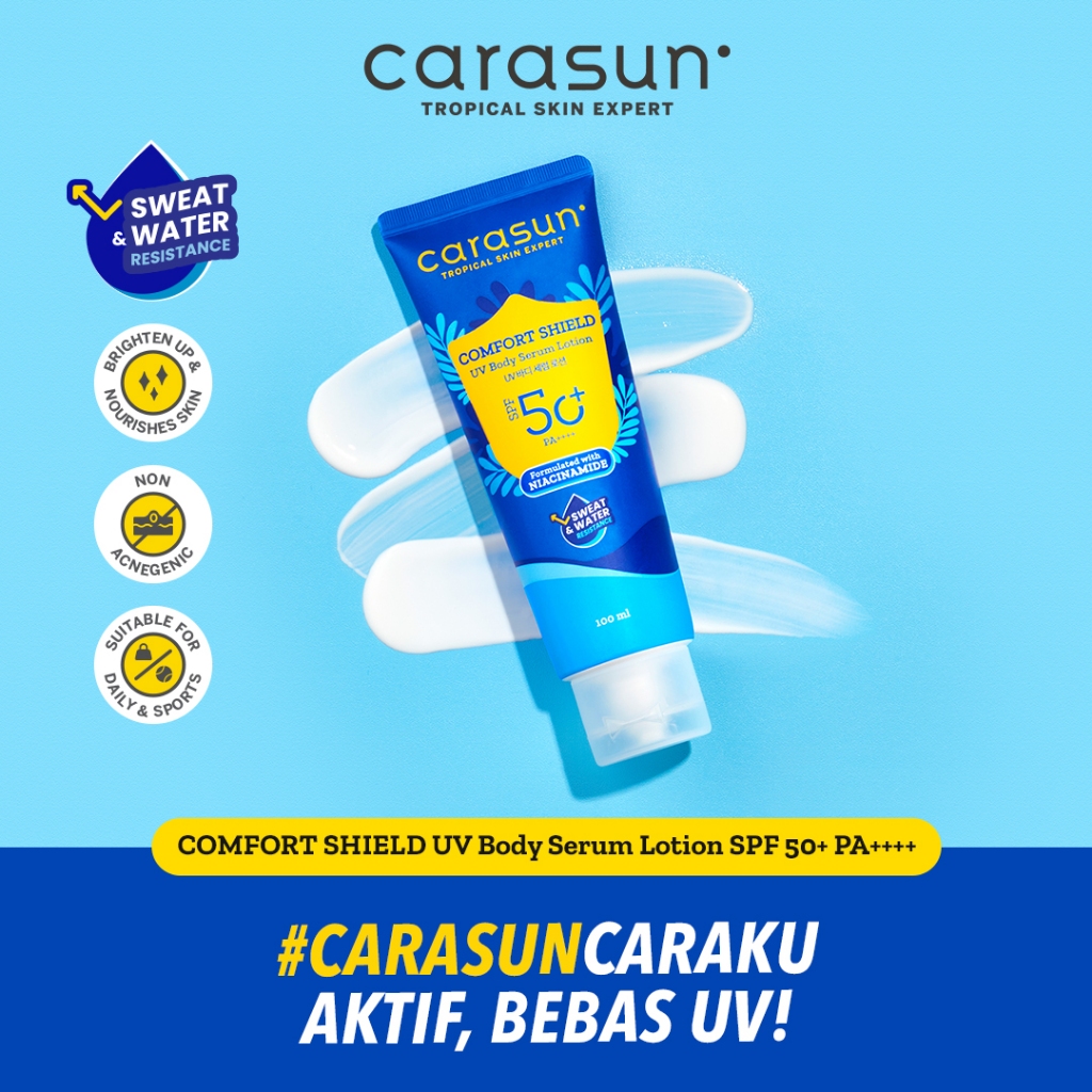 Carasun Comfort Shield UV Body Serum Lotion SPF 50+ PA++++ 100ml Carasun Comfort Shield UV Body Serum Lotion SPF 50+ PA++++ 100ml