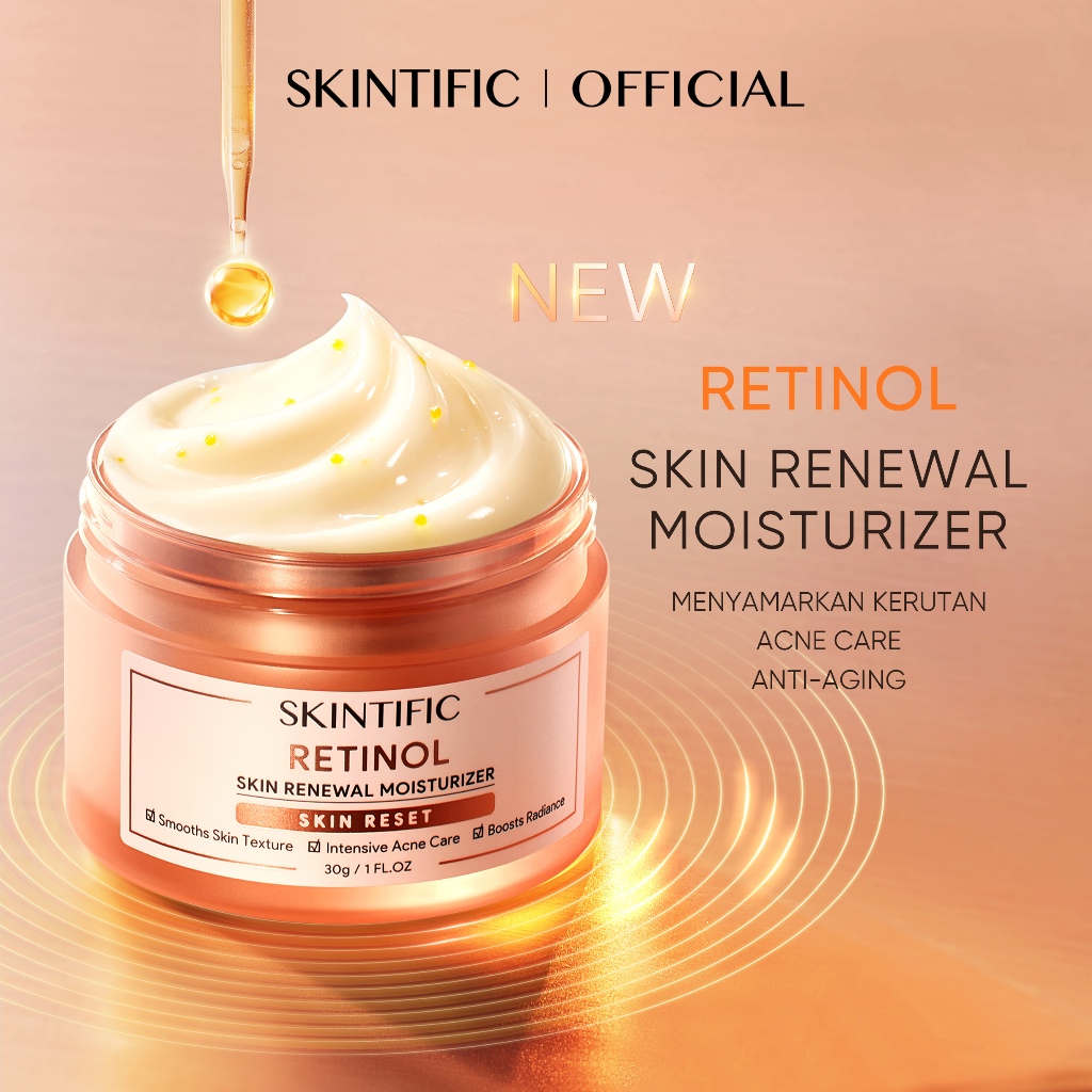 Skintific Retinol Skin Renewal Moisturizer 30gr