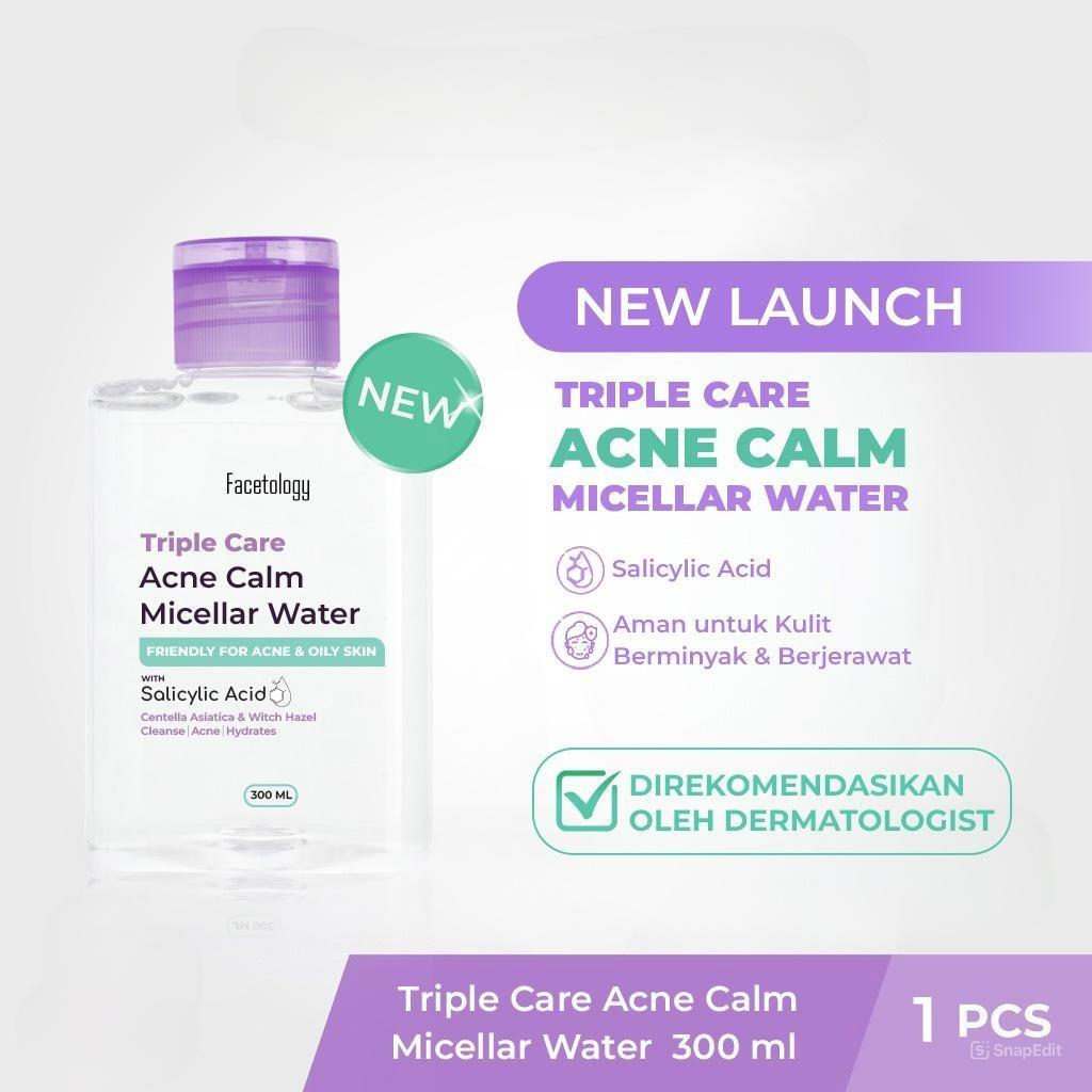 Facetology Triple Care Acne Calm Micellar Water 300ml