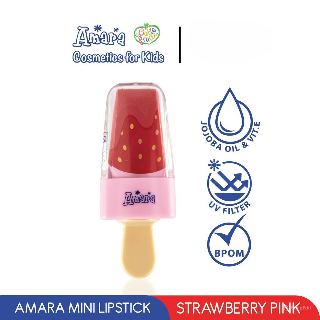 Amara Mini Lipstick 2.2gr - Strawberry Pink Amara Mini Lipstick 2.2gr - Strawberry Pink
