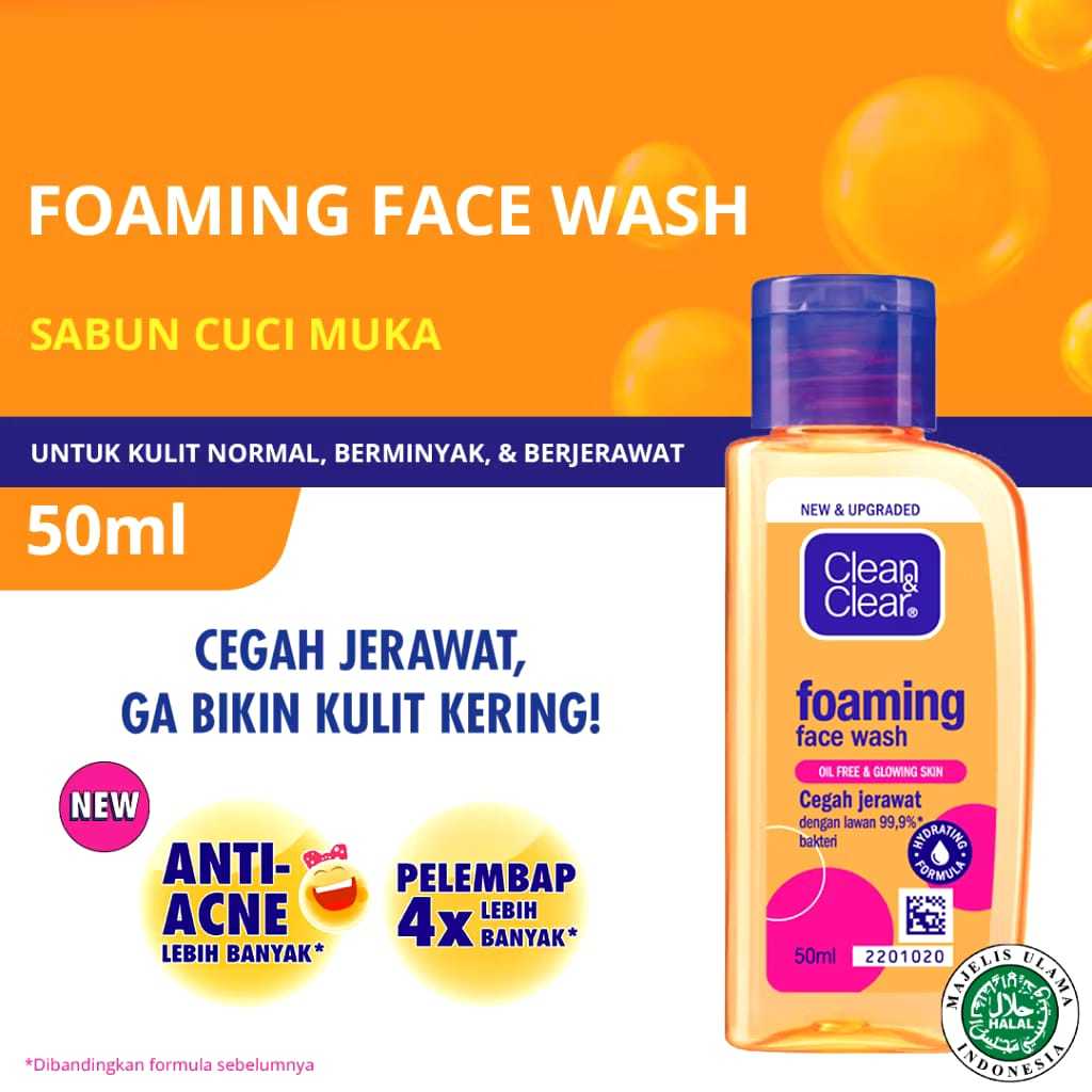 Clean & Clear Foaming Face Wash 50ml
