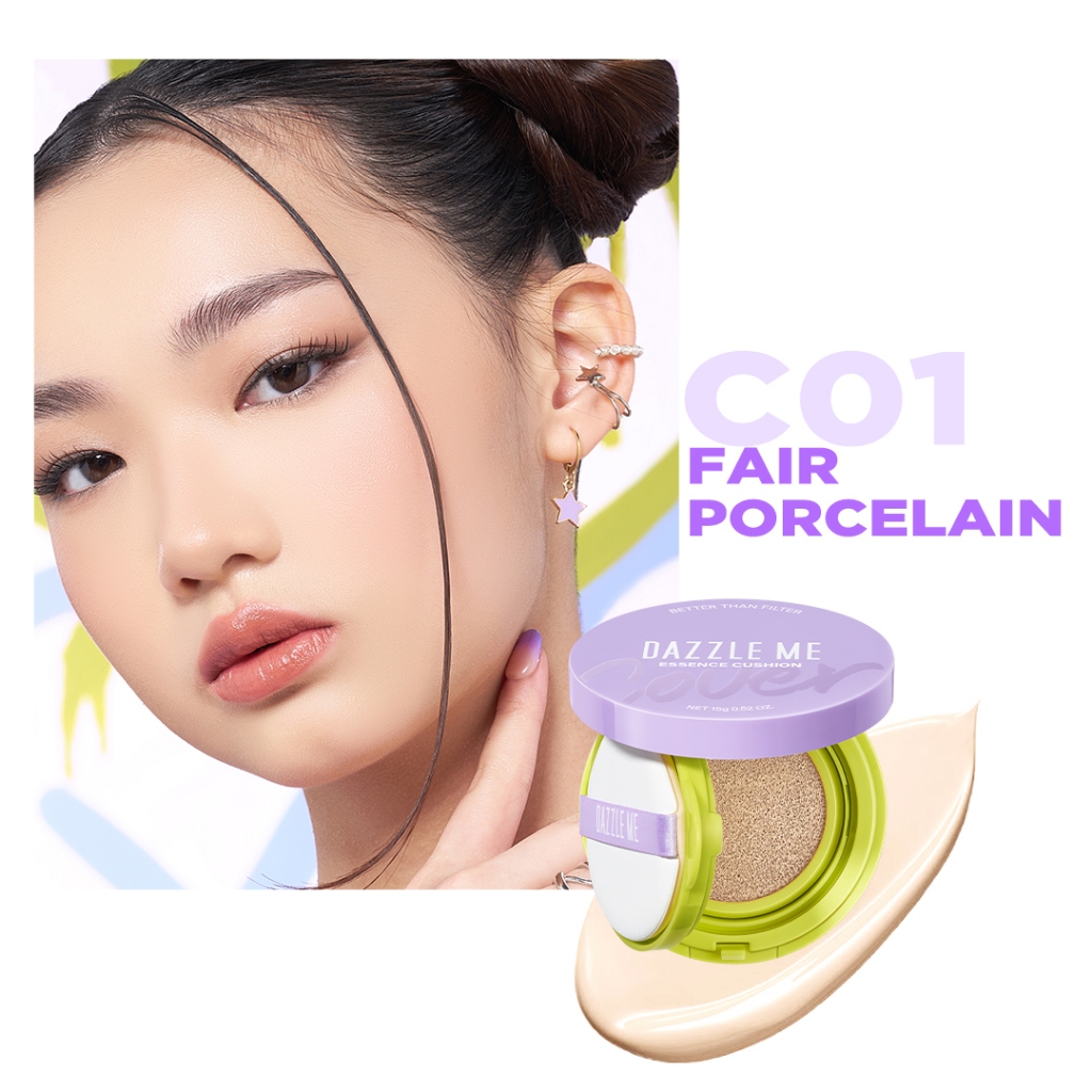 Dazzle Me Better Than Filter Maxnificent Essence Cushion 15gr - C01 Fair Porcelain