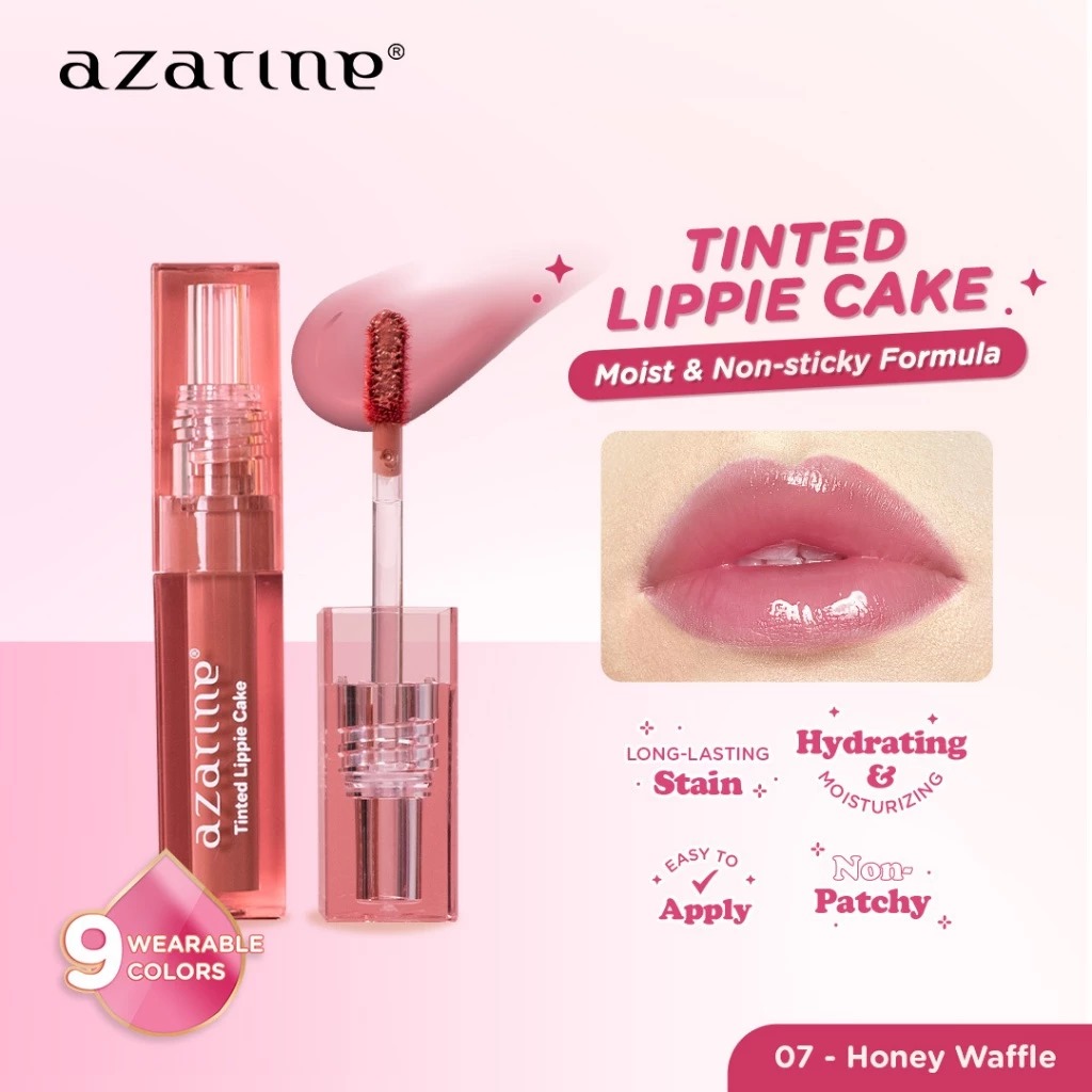 Azarine Tinted Lippie Cake 2.9ml - 07 Honey Waffle (PINKISH NUDE)