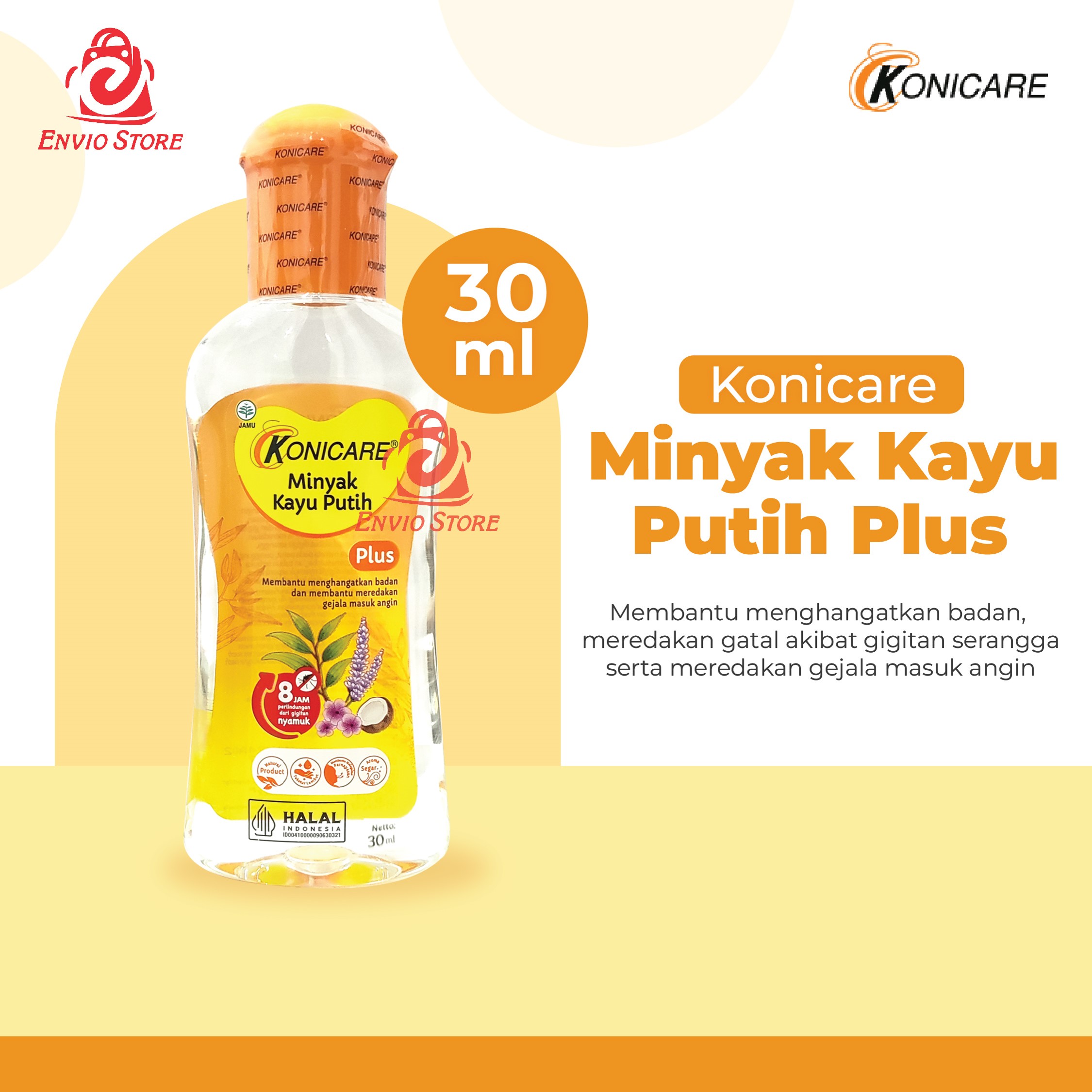 Konicare Minyak Kayu Putih Plus - 30ml Konicare Minyak Kayu Putih Plus - 30ml