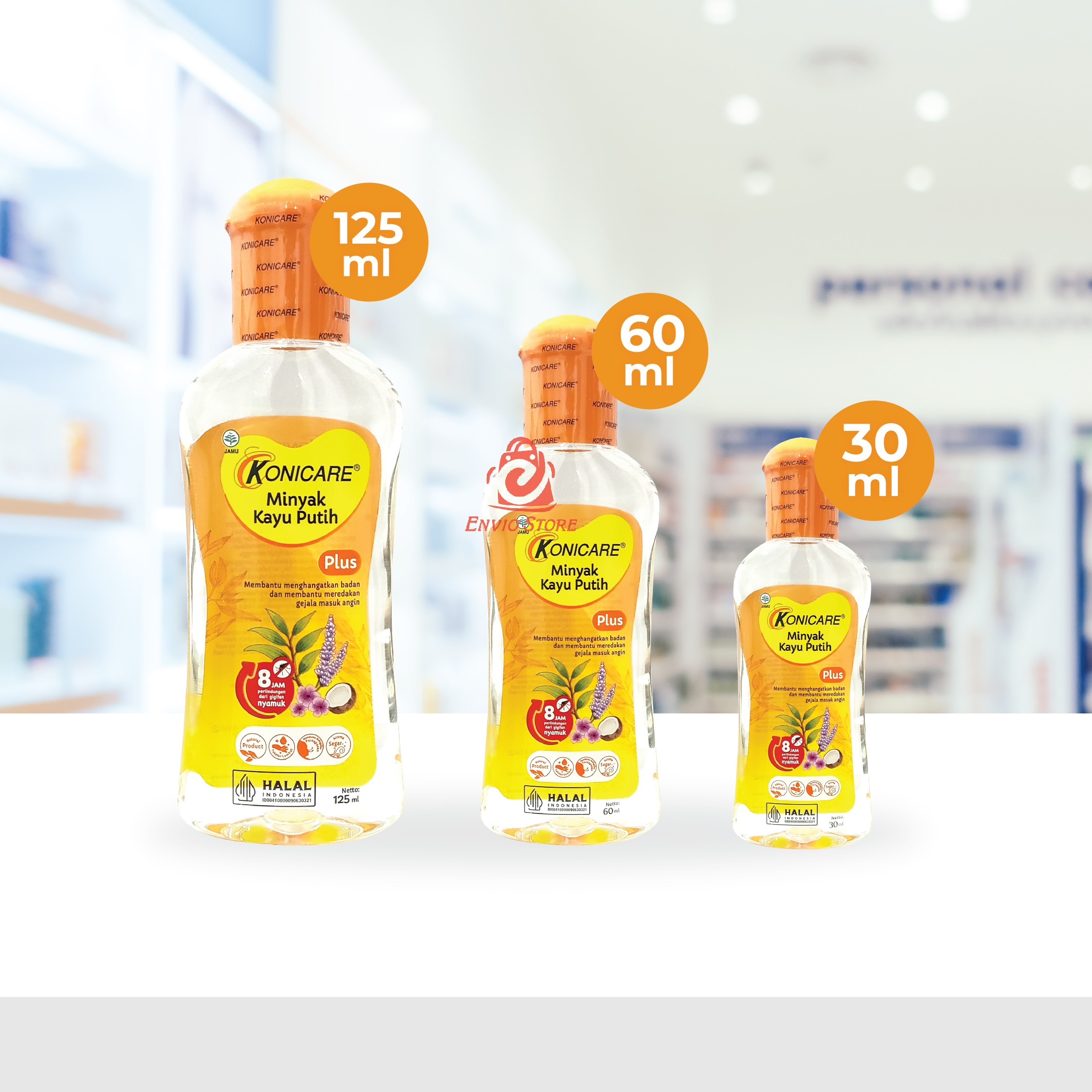 Konicare Minyak Kayu Putih Plus - 60ml Konicare Minyak Kayu Putih Plus - 60ml