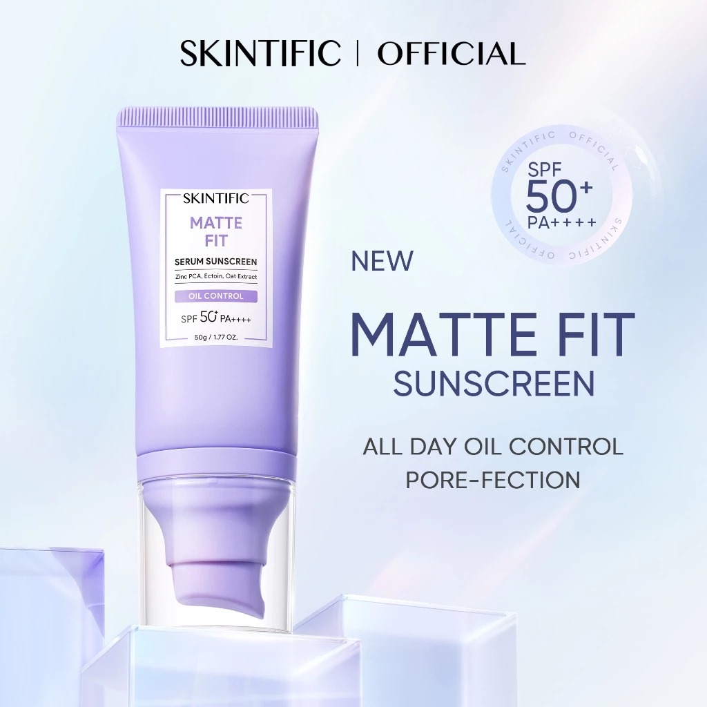 Skintific Matte Fit Serum Sunscreen SPF50+ PA++++ 50gr