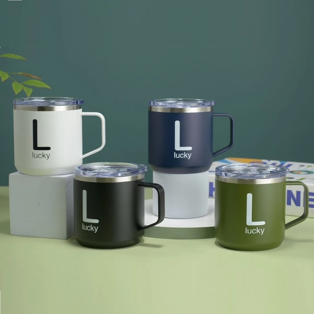 Coffee Cup Termos Polos Stainless 400ml (SD-1265) - Termos Tahan Panas Dingin 8 Jam Coffee Cup Termos Polos Stainless 400ml (SD-1265) - Termos Tahan Panas Dingin 8 Jam
