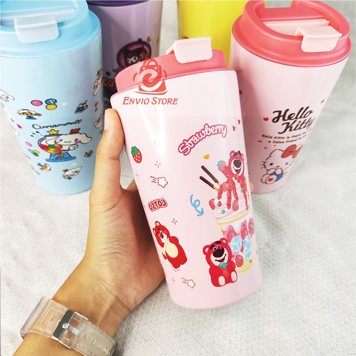 Tumblr Termos Karakter Sanrio 500ml (SD-1239) - Termos Botol Air Minum Tumblr Termos Karakter Sanrio 500ml (SD-1239) - Termos Botol Air Minum