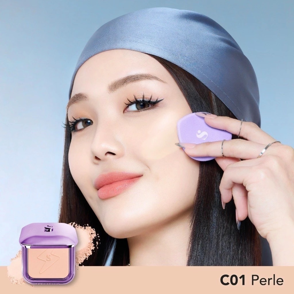 Somethinc Copy Paste Coverblur Powder Foundation 12gr - C01 Perle Somethinc Copy Paste Coverblur Powder Foundation 12gr - C01 Perle