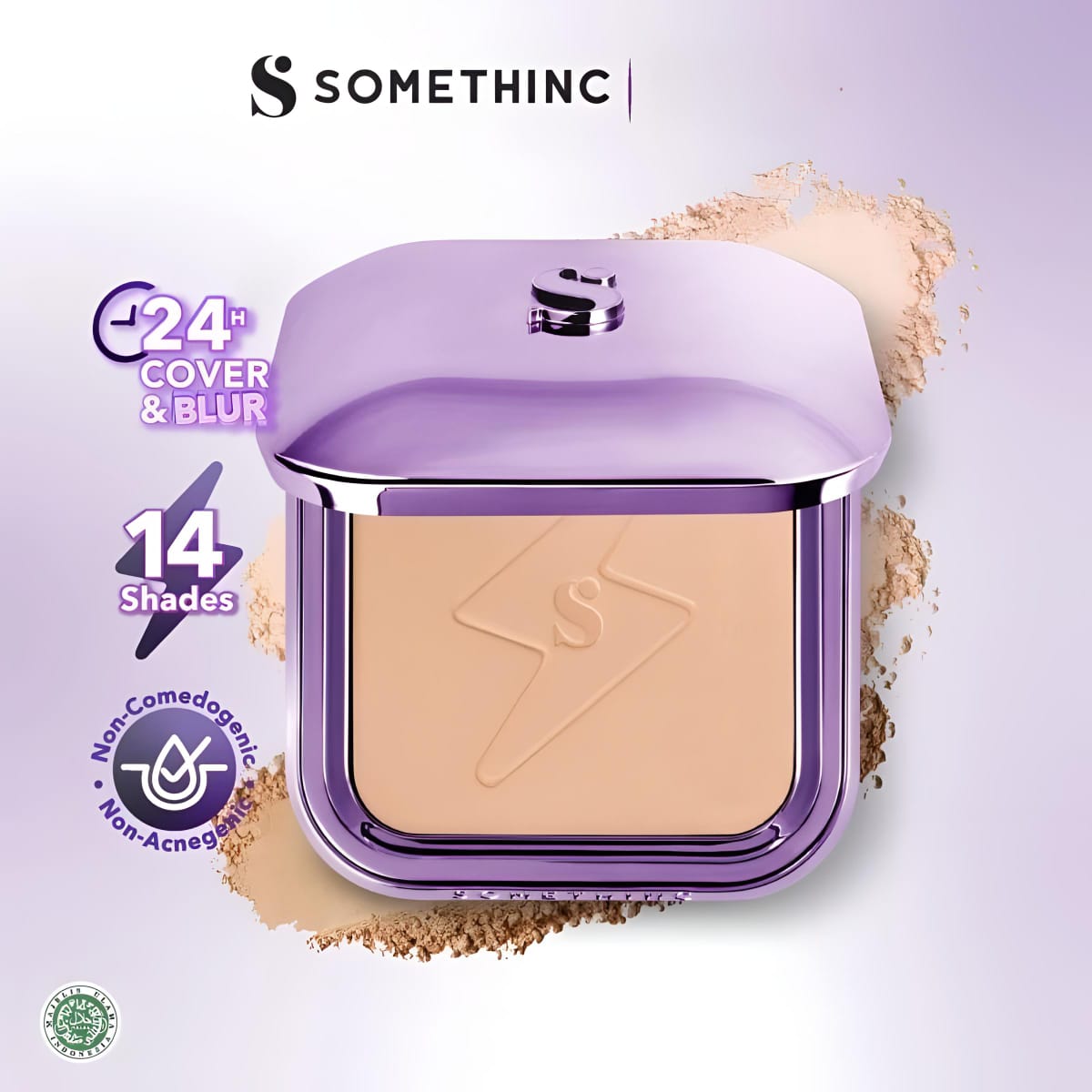 Somethinc Copy Paste Coverblur Powder Foundation 12gr - C01.5 Butter Somethinc Copy Paste Coverblur Powder Foundation 12gr - C01.5 Butter