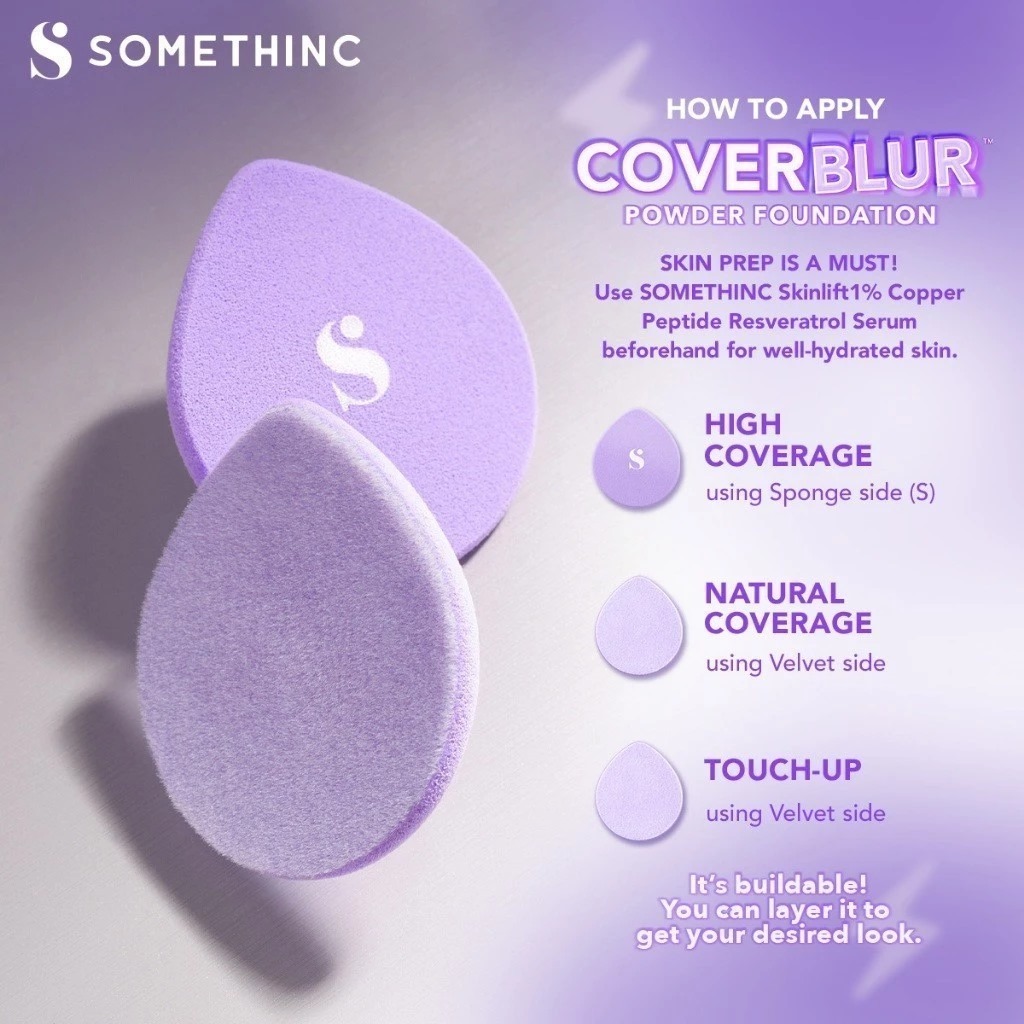 Somethinc Copy Paste Coverblur Powder Foundation 12gr - C01.5 Butter Somethinc Copy Paste Coverblur Powder Foundation 12gr - C01.5 Butter
