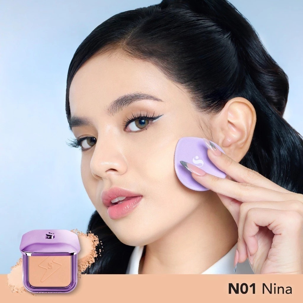 Somethinc Copy Paste Coverblur Powder Foundation 12gr - N01 Nina Somethinc Copy Paste Coverblur Powder Foundation 12gr - N01 Nina