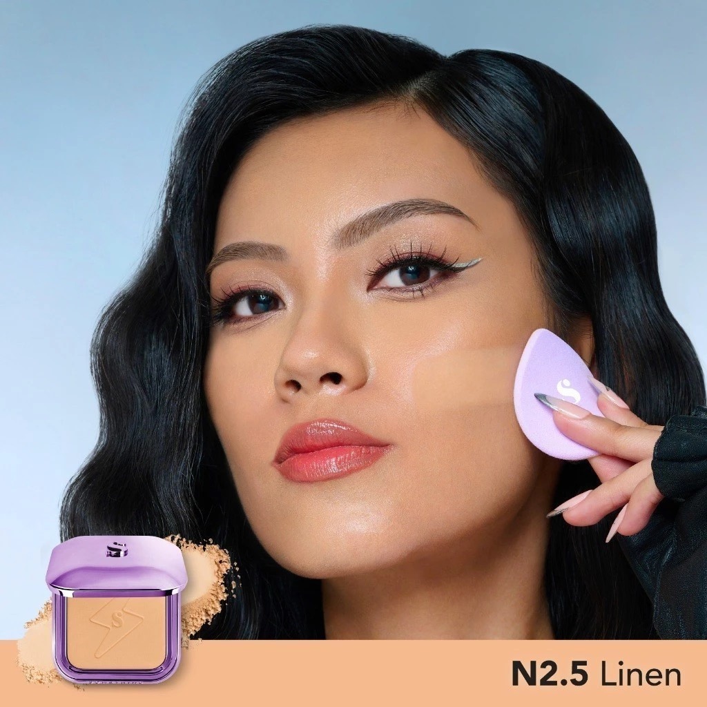 Somethinc Copy Paste Coverblur Powder Foundation 12gr - N02.5 Linen