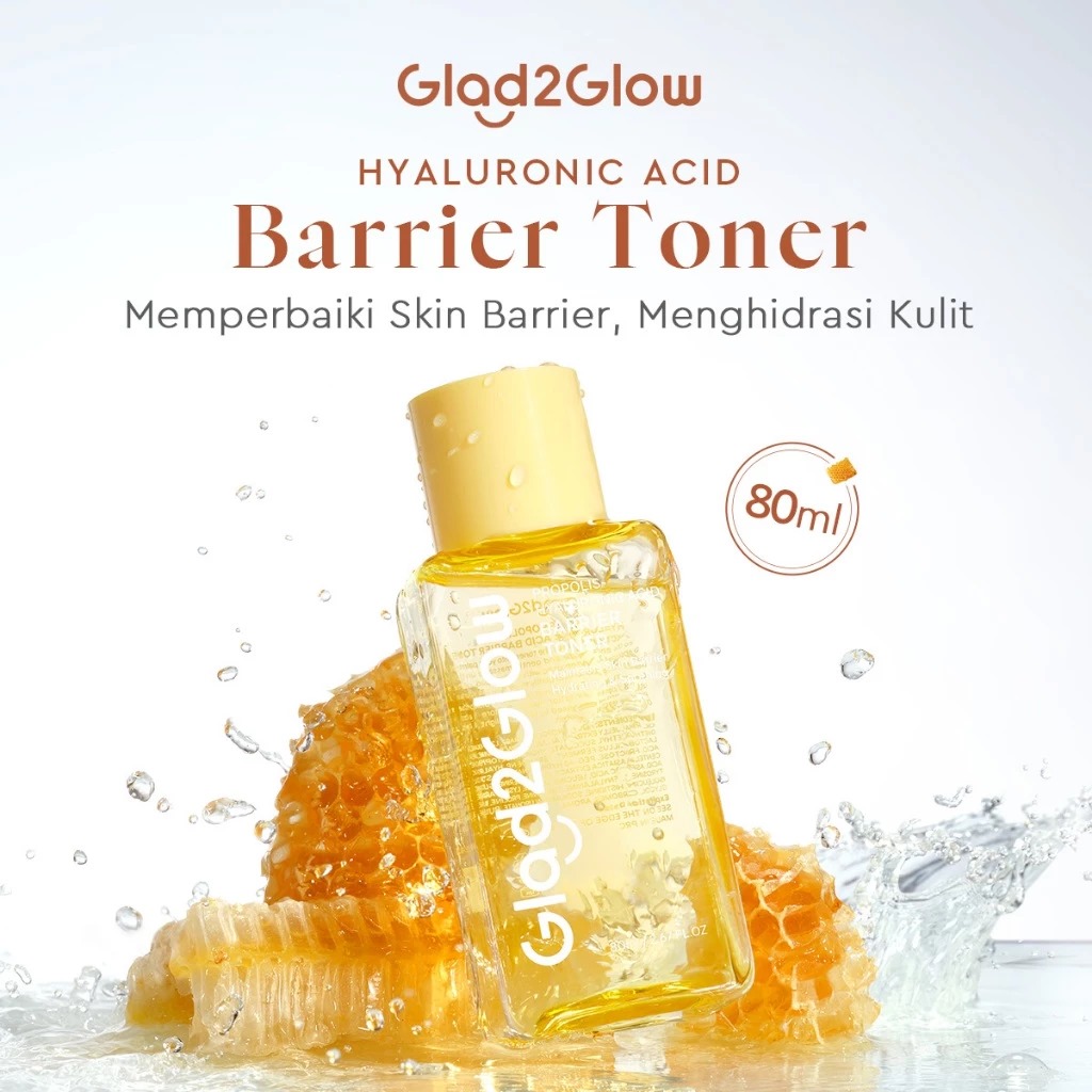 Glad 2 Glow Toner - Propolis Hyaluronic Acid Barrier 80ml