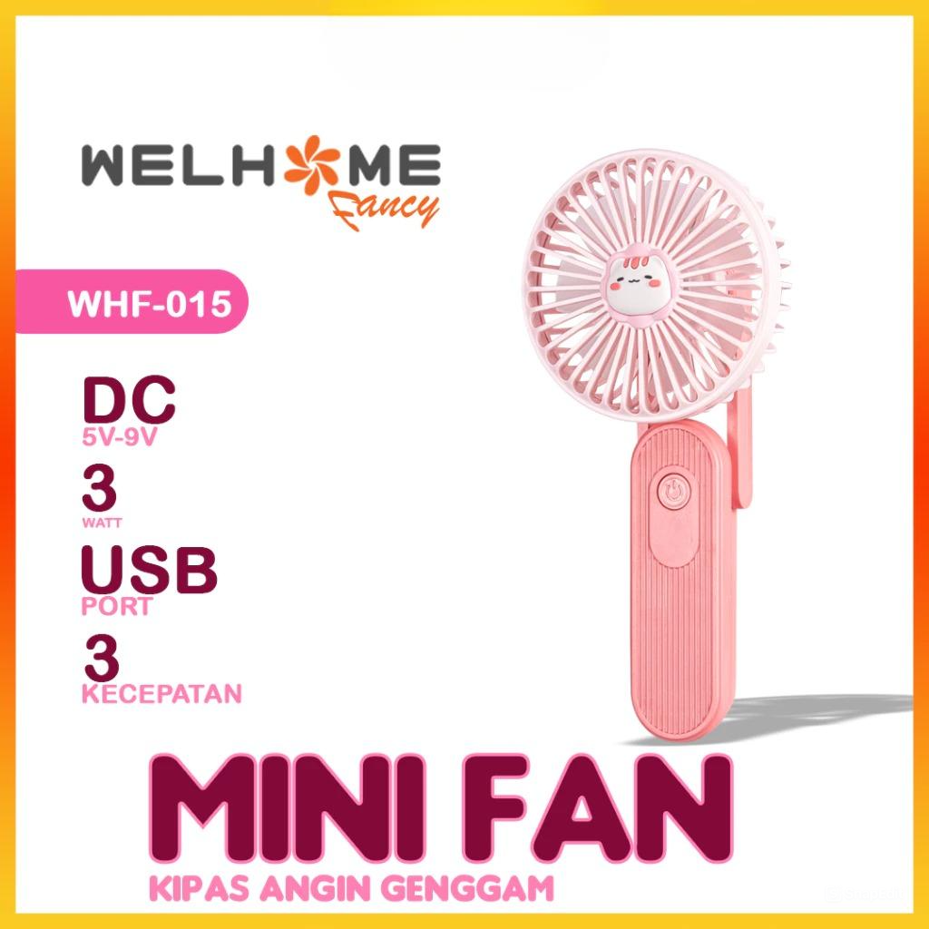 Welhome Mini Handfan WHF-015 - Kipas Angin Genggam Welhome Mini Handfan WHF-015 - Kipas Angin Genggam