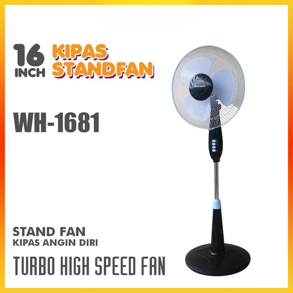 Welhome Kipas Angin Berdiri WH-1681 50Watt Welhome Kipas Angin Berdiri WH-1681 50Watt