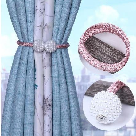 (Isi 2) Tali Gorden Magnet (Pengikat Tirai Magnet - Curtain Tie Rope Ball)