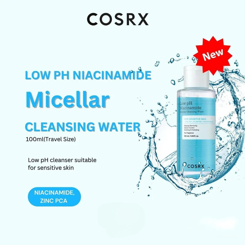 COSRX Low pH Niacinamide Micellar Cleansing Water 100ml COSRX Low pH Niacinamide Micellar Cleansing Water 100ml