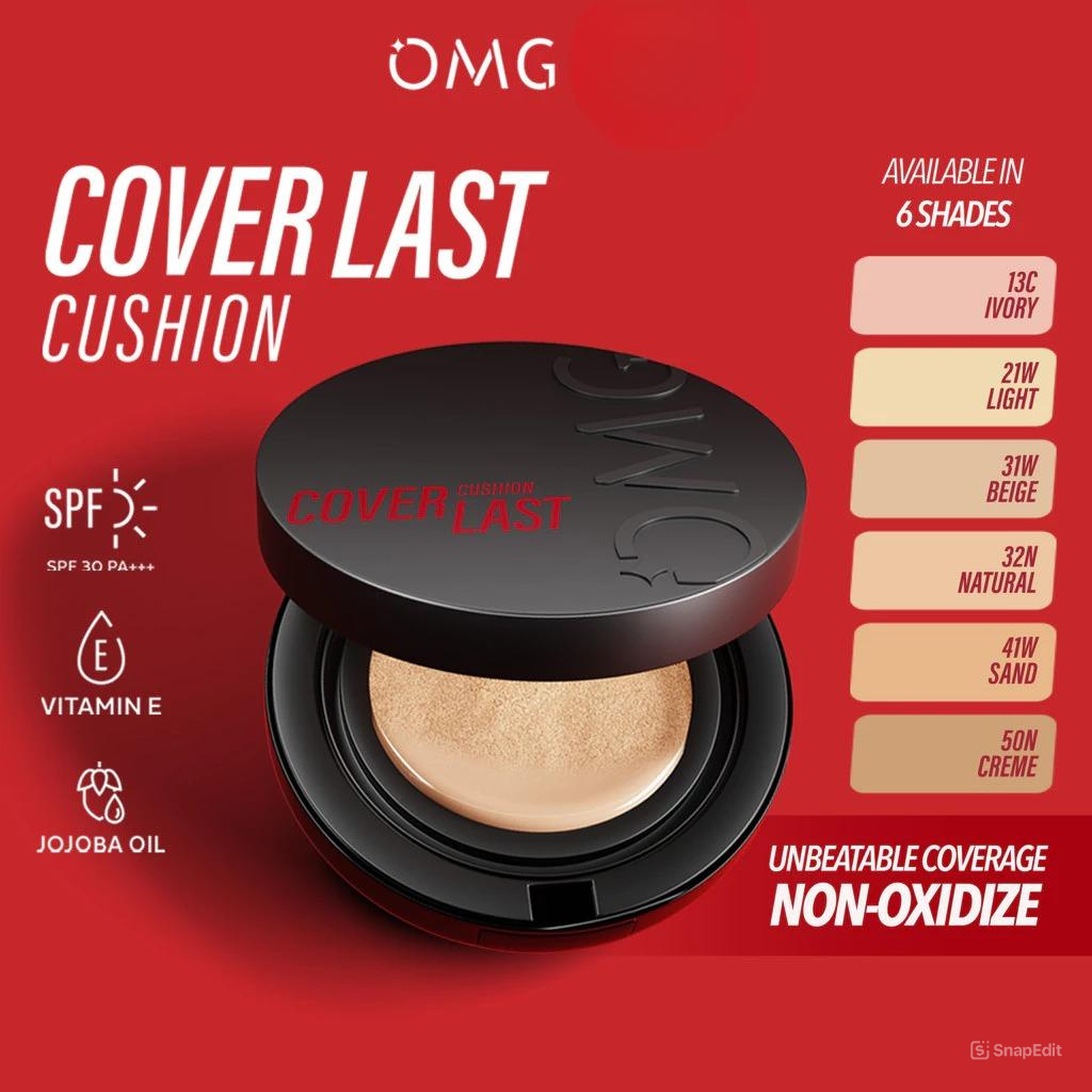 Oh My Glam Coverlast Cushion 15gr - 32N Natural (OMG) Oh My Glam Coverlast Cushion 15gr - 32N Natural (OMG)