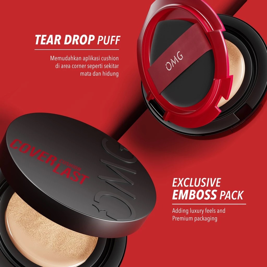 Oh My Glam Coverlast Cushion 15gr - 32N Natural (OMG) Oh My Glam Coverlast Cushion 15gr - 32N Natural (OMG)