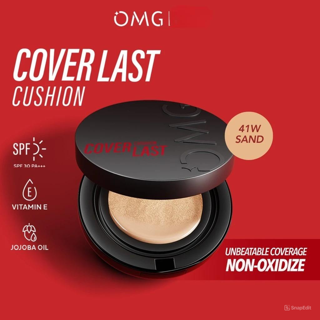 Oh My Glam Coverlast Cushion 15gr - 41W Sand (OMG)