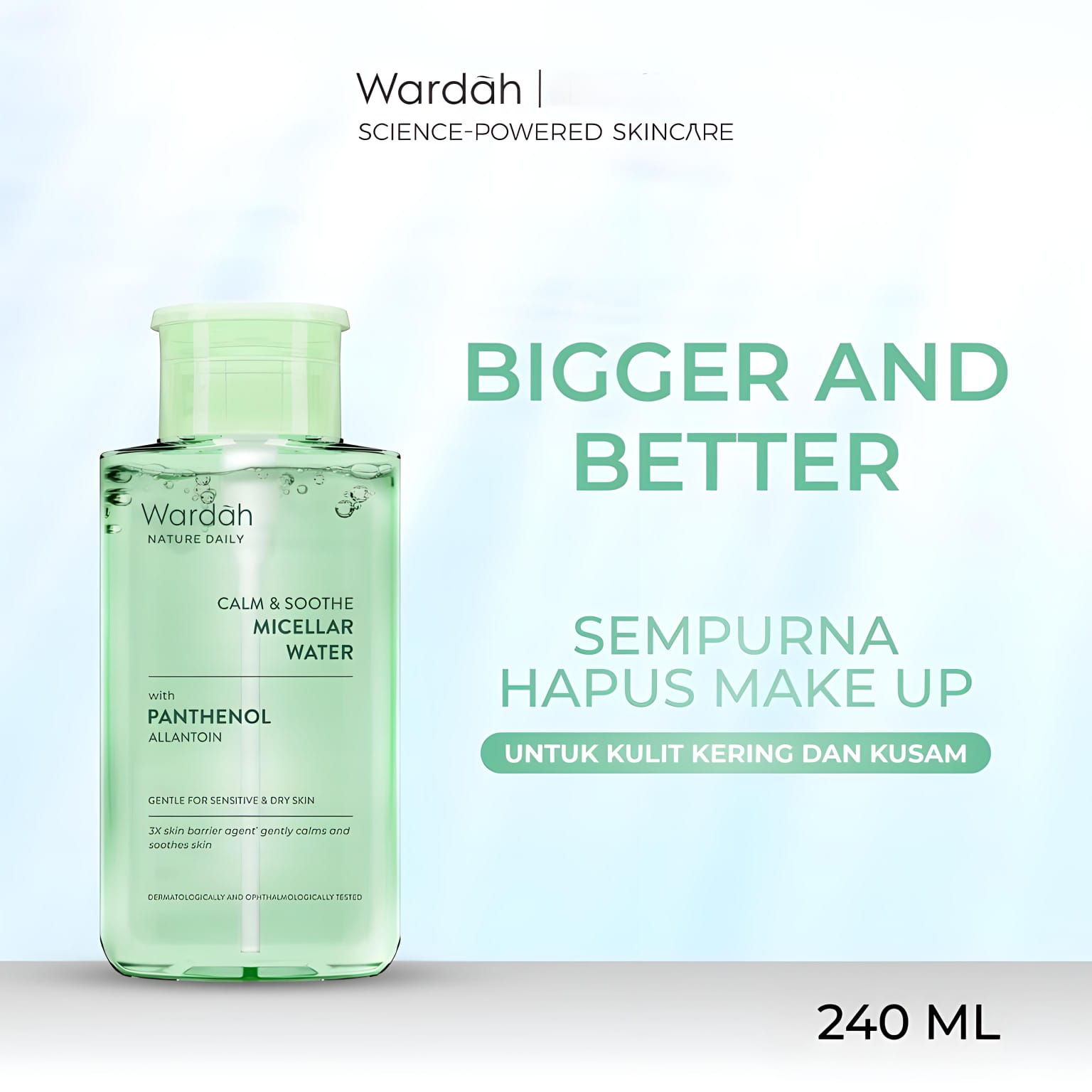 Wardah Nature Daily Calm & Soothe Micellar Water 240ml