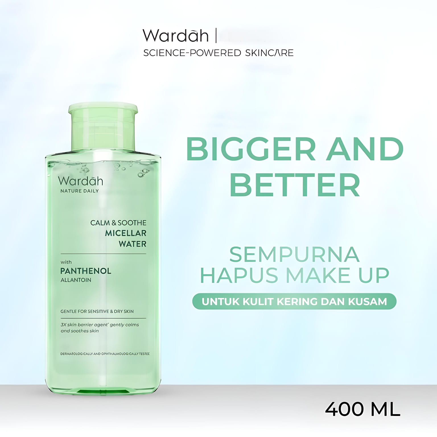 Wardah Nature Daily Calm & Soothe Micellar Water 400ml