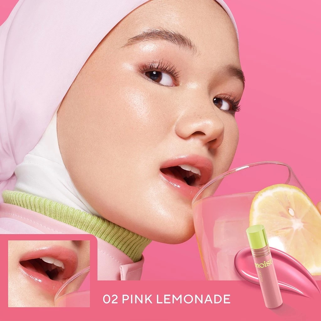 Wardah Moist Dew Tint 3gr - 02 Pink Lemonade