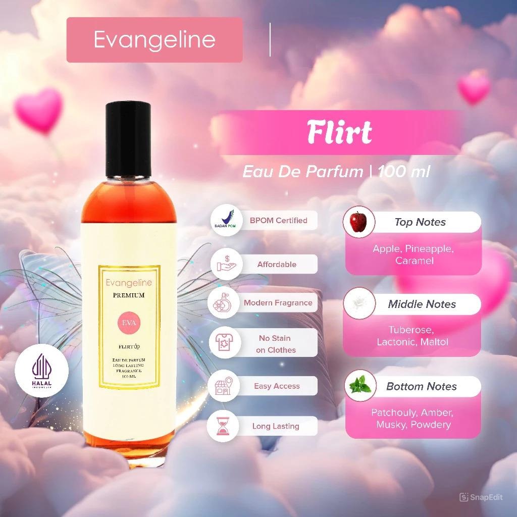 Evangeline Eau De Parfum Premium 100ml - Flirt