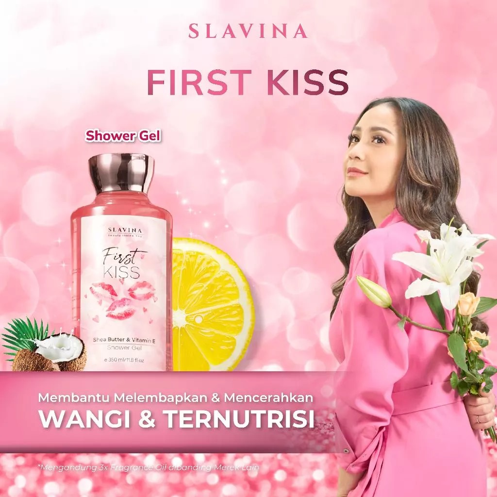 Slavina Shower Gel 350ml - First Kiss Slavina Shower Gel 350ml - First Kiss
