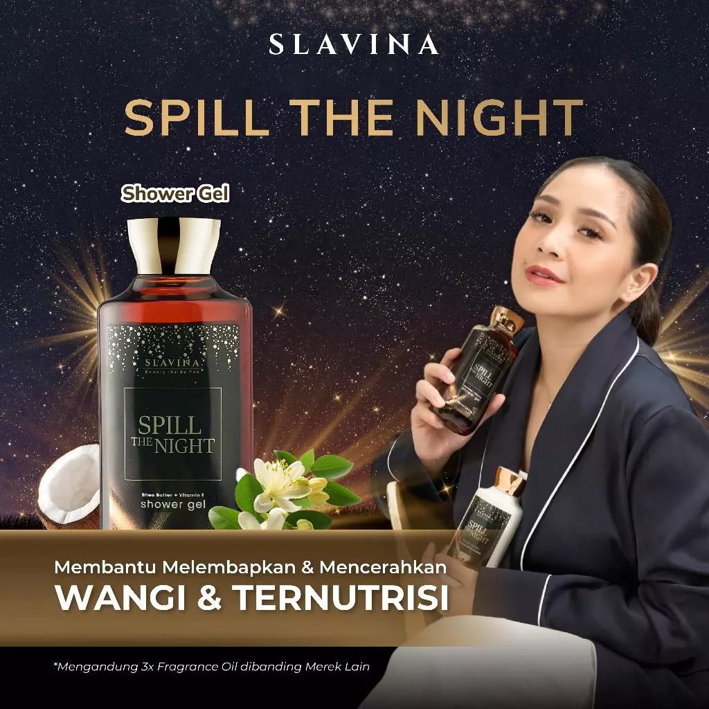 Slavina Shower Gel 350ml - Spill The Night Slavina Shower Gel 350ml - Spill The Night