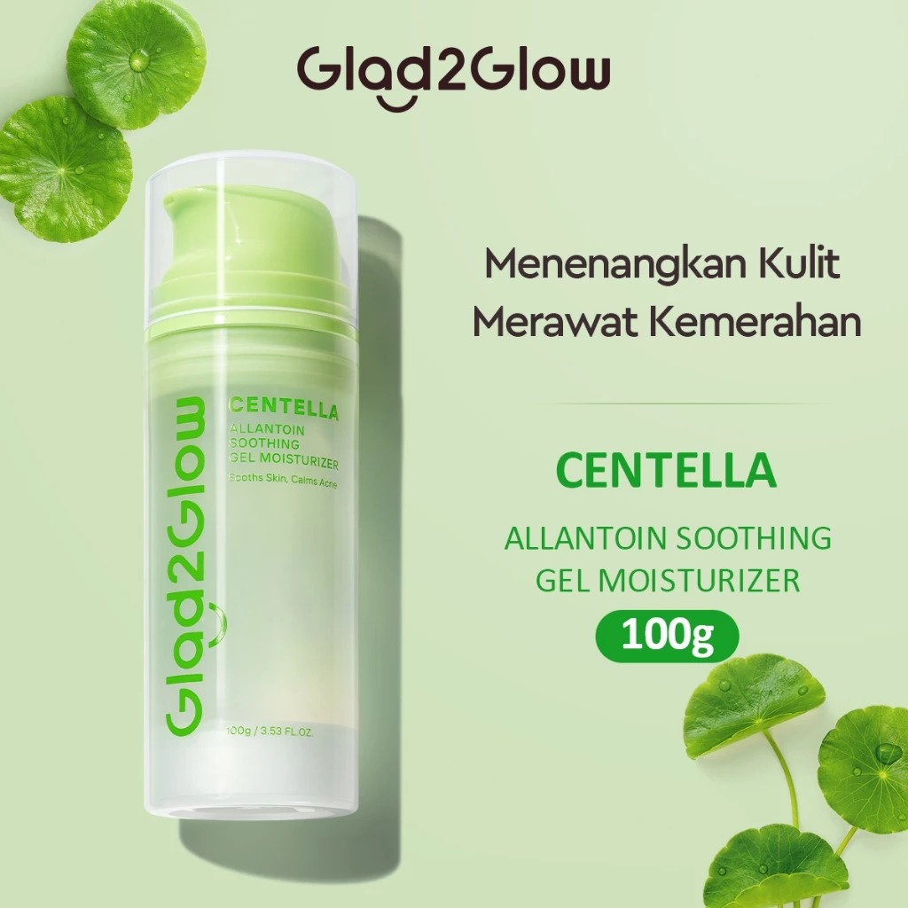 Glad 2 Glow Moisturizer - Centella Allantoin Soothing Gel 100gr