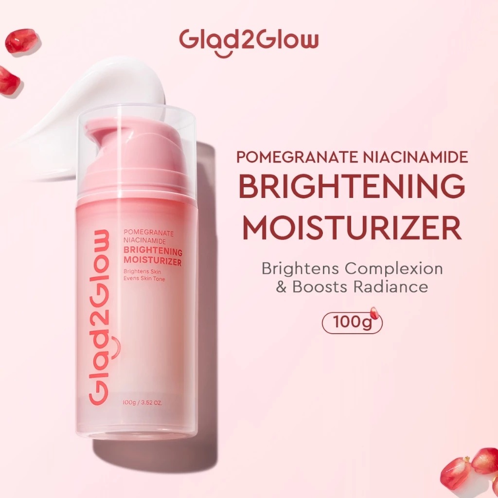 Glad 2 Glow Moisturizer - Pomegranate Niacinamide Brightening 100gr