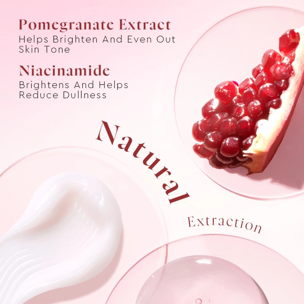 Glad 2 Glow Moisturizer - Pomegranate Niacinamide Brightening 100gr