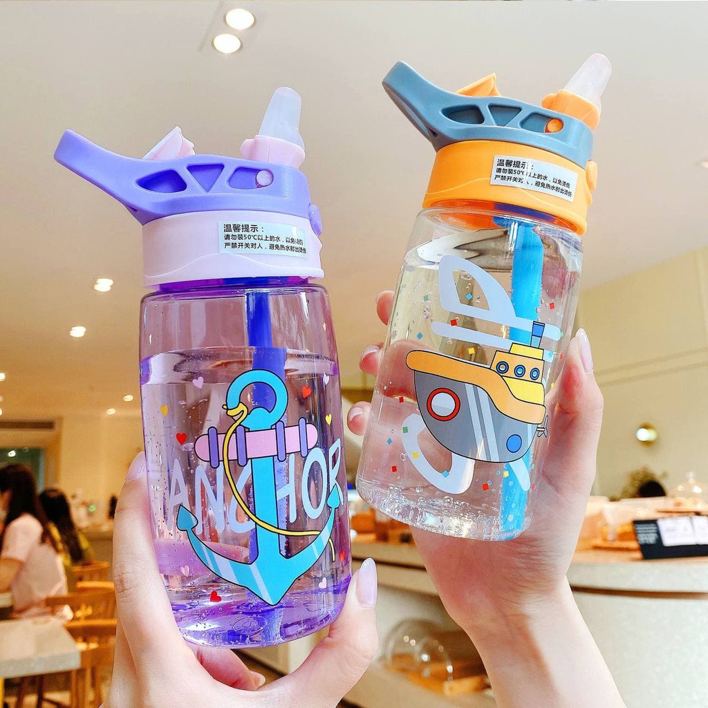 Botol Minum Warna Motif Transportasi 480ml Botol Minum Warna Motif Transportasi 480ml
