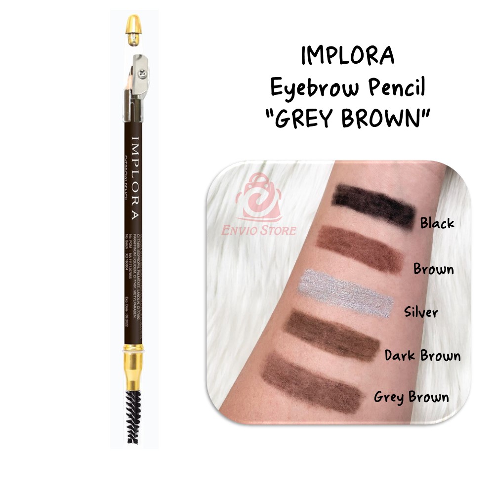 Implora Pensil Alis GREY BROWN - Eyebrow Pencil