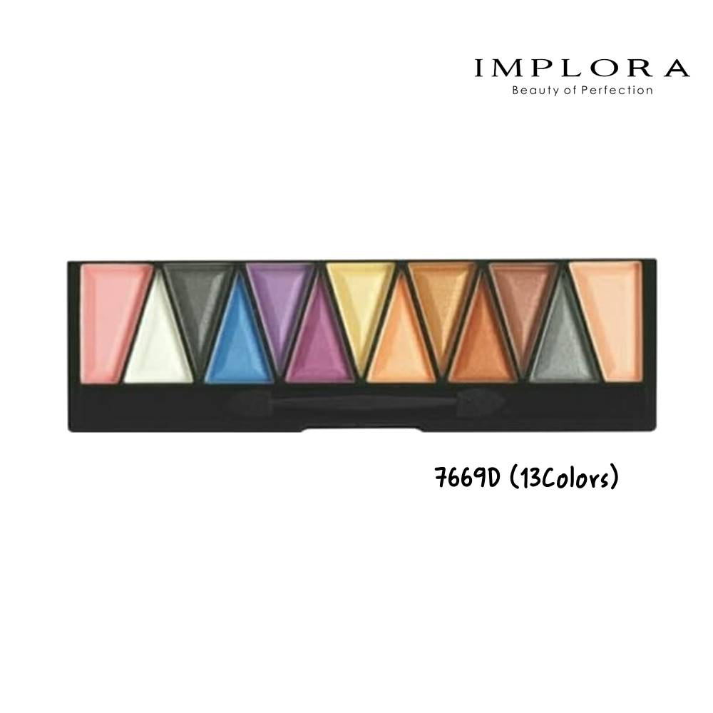 Implora 7669D Eyeshadow 13 Colour Segitiga