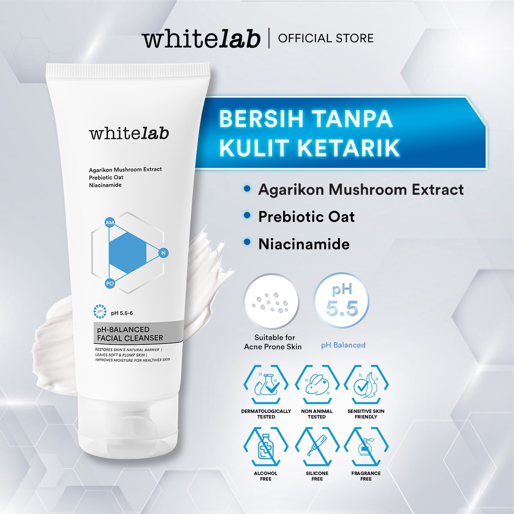 WHITELAB pH-Balanced Facial Cleanser 100gr WHITELAB pH-Balanced Facial Cleanser 100gr