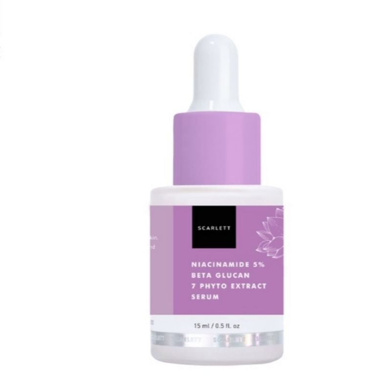 SCARLETT Face Serum 15ml - Niacinamide 5% Beta Glucan 7Phyto Extract