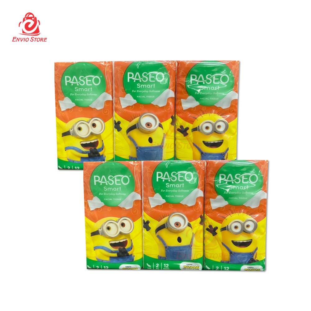 Tissue Paseo SMART Pocket 6pack 12s