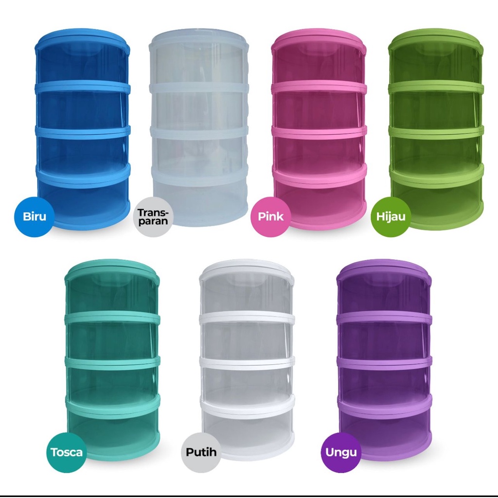 Food Storage 4 Susun - Tudung Saji Susun 4 Layer Food Storage 4 Susun - Tudung Saji Susun 4 Layer