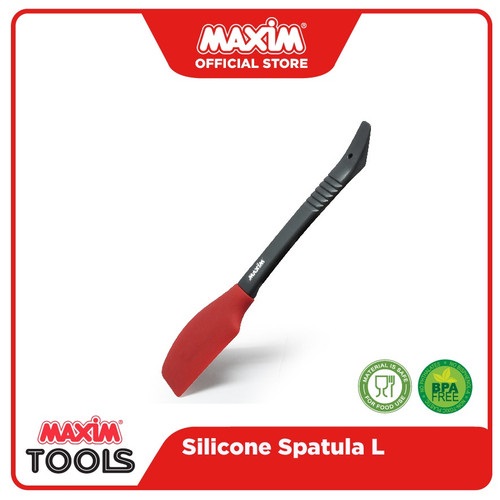 Maspion Maxim Silicone Spatula L 25cm (Sutil Tahan Panas) Maspion Maxim Silicone Spatula L 25cm (Sutil Tahan Panas)