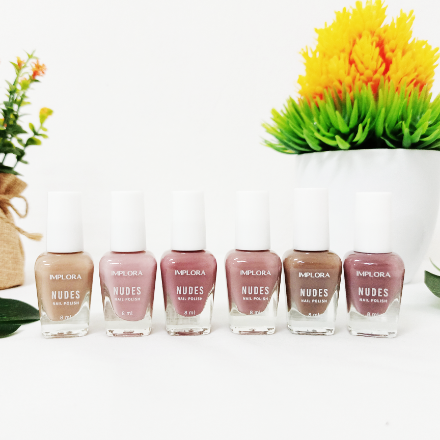 IMPLORA Nail Polish Nude 8mL - Kutek Ecer/Satuan