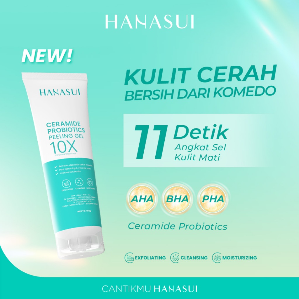 Hanasui Ceramide Probiotics Peeling Gel 100gr