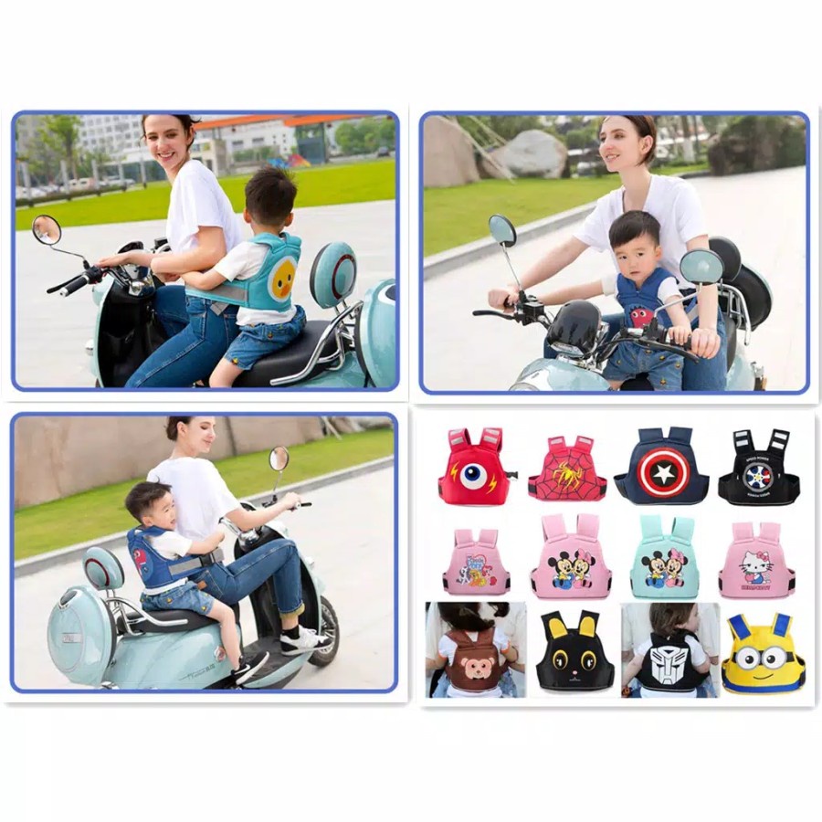 Sabuk Pengaman Motor Anak - Sabuk Boncengan Anak Sabuk Pengaman Motor Anak - Sabuk Boncengan Anak