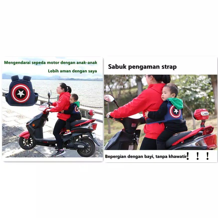 Sabuk Pengaman Motor Anak - Sabuk Boncengan Anak Sabuk Pengaman Motor Anak - Sabuk Boncengan Anak